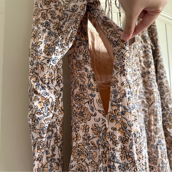 NWOT Free People Boheme Floral Long Sleeve Mini Dress - Picture 13 of 16